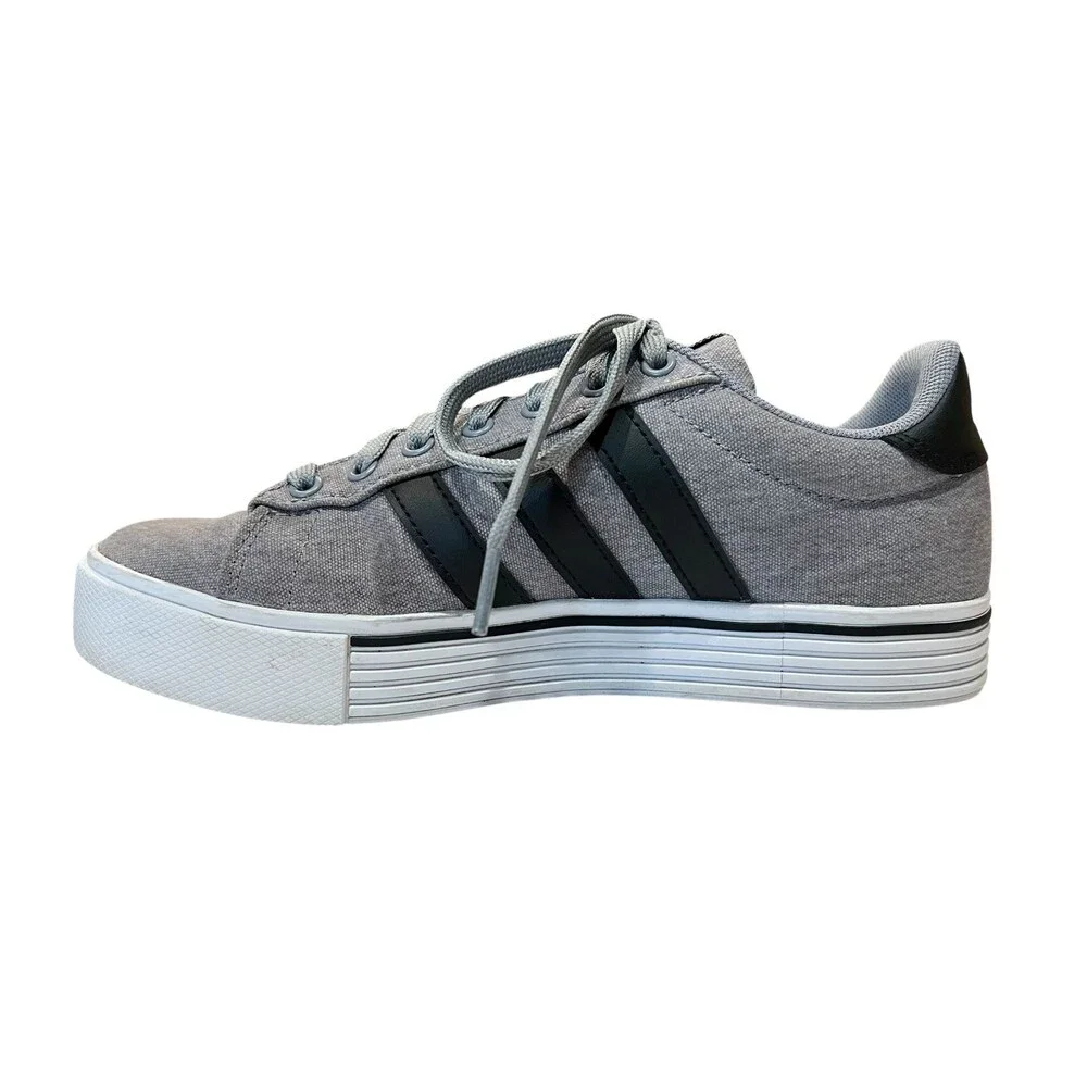 Adidas Unisex Youth Oxford Skate Sneaker Trainer Shoe Size 6 Gray & Black EUC